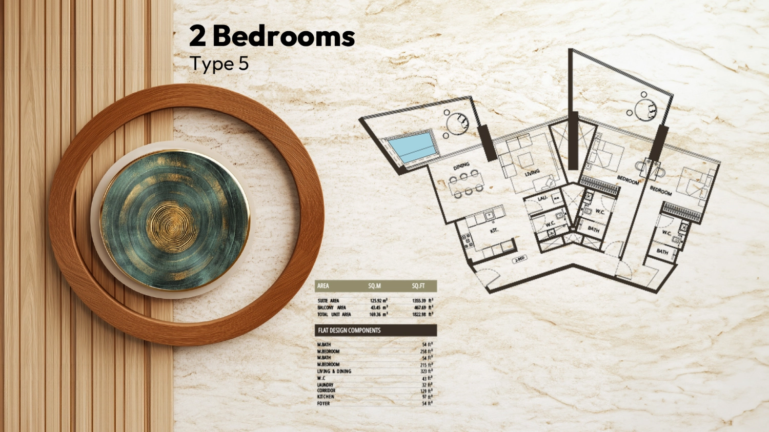 2 BR - Type B